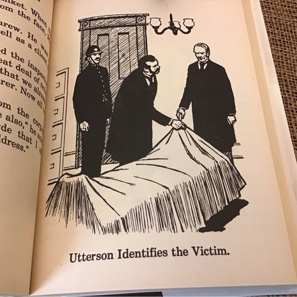 Vintage Great Illustrated Classics Strange Case of Dr. Jekyll and Mr. Hyde Book - Picture 5 of 6